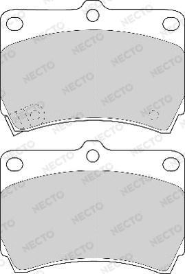 Necto FD6533A - Kit de plaquettes de frein, frein à disque cwaw.fr