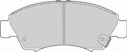 Necto FD6537N - Kit de plaquettes de frein, frein à disque cwaw.fr