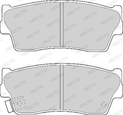 Necto FD6529A - Kit de plaquettes de frein, frein à disque cwaw.fr