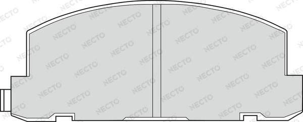 Necto FD6524V - Kit de plaquettes de frein, frein à disque cwaw.fr