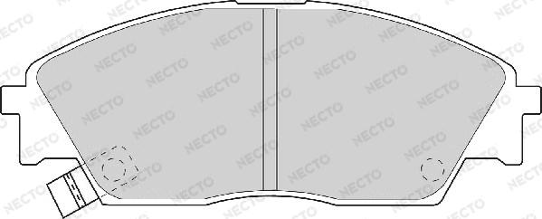 Necto FD6526A - Kit de plaquettes de frein, frein à disque cwaw.fr