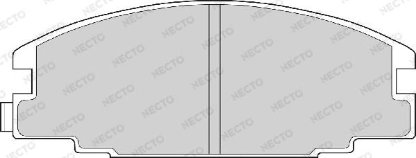 Necto FD6527A - Kit de plaquettes de frein, frein à disque cwaw.fr