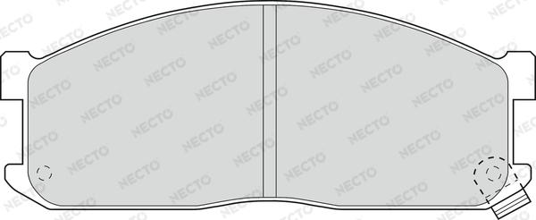 Necto FD6571V - Kit de plaquettes de frein, frein à disque cwaw.fr