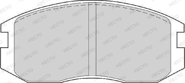 Necto FD6573A - Kit de plaquettes de frein, frein à disque cwaw.fr