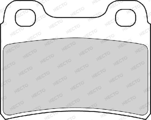 Necto FD6577A - Kit de plaquettes de frein, frein à disque cwaw.fr