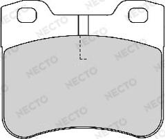 Necto FD6690A - Kit de plaquettes de frein, frein à disque cwaw.fr