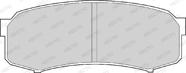 Necto FD6698A - Kit de plaquettes de frein, frein à disque cwaw.fr