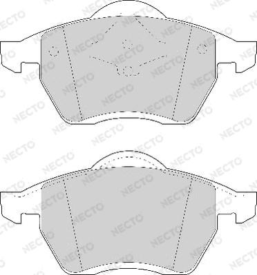 Necto FD6693A - Kit de plaquettes de frein, frein à disque cwaw.fr