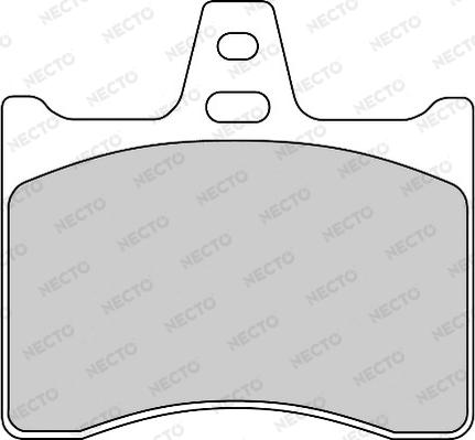 Necto FD6646A - Kit de plaquettes de frein, frein à disque cwaw.fr