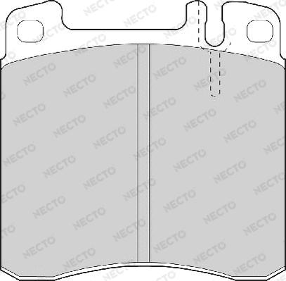 Necto FD6640A - Kit de plaquettes de frein, frein à disque cwaw.fr