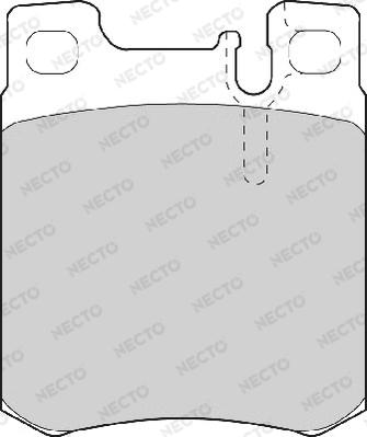 Necto FD6641A - Kit de plaquettes de frein, frein à disque cwaw.fr