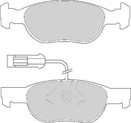 Necto FD6643N - Kit de plaquettes de frein, frein à disque cwaw.fr