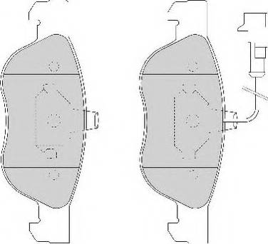 Necto FD6655N - Kit de plaquettes de frein, frein à disque cwaw.fr