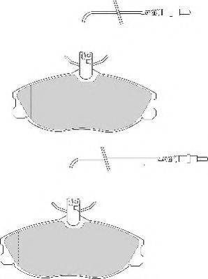 Necto FD6657N - Kit de plaquettes de frein, frein à disque cwaw.fr