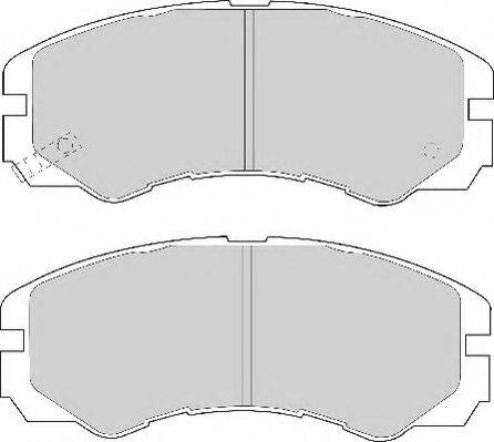 Necto FD6665N - Kit de plaquettes de frein, frein à disque cwaw.fr