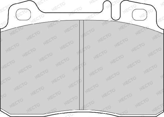 Necto FD6618A - Kit de plaquettes de frein, frein à disque cwaw.fr