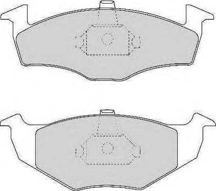 Necto FD6689N - Kit de plaquettes de frein, frein à disque cwaw.fr