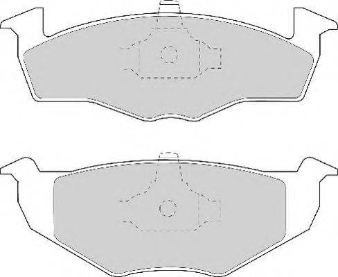 Necto FD6680N - Kit de plaquettes de frein, frein à disque cwaw.fr