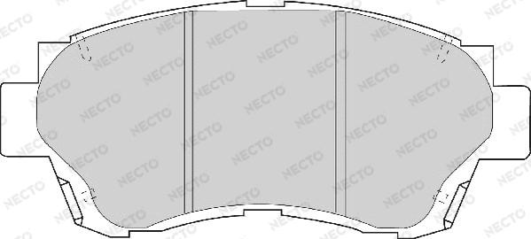 Necto FD6635A - Kit de plaquettes de frein, frein à disque cwaw.fr