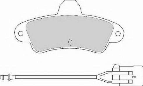 Necto FD6624N - Kit de plaquettes de frein, frein à disque cwaw.fr