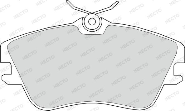 Necto FD6626V - Kit de plaquettes de frein, frein à disque cwaw.fr