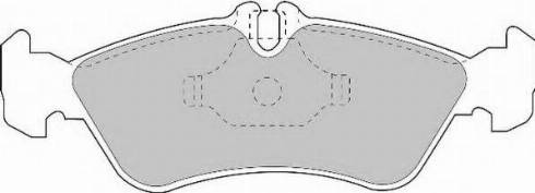 Necto FD6678N - Kit de plaquettes de frein, frein à disque cwaw.fr