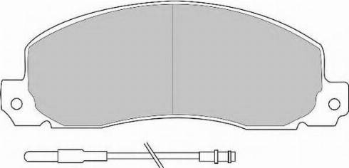 Necto FD6091N - Kit de plaquettes de frein, frein à disque cwaw.fr