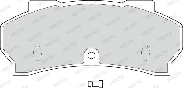 Necto FD6008V - Kit de plaquettes de frein, frein à disque cwaw.fr