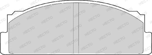 Necto FD607A - Kit de plaquettes de frein, frein à disque cwaw.fr