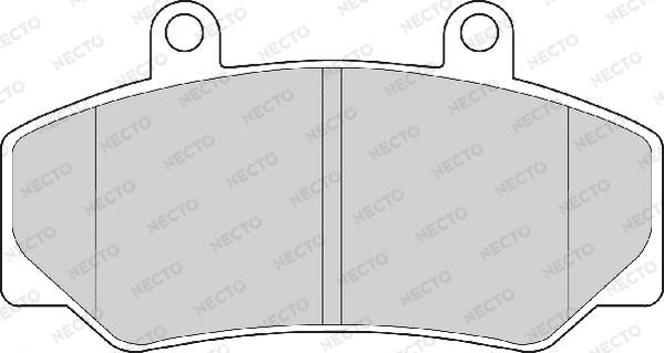 Necto FD6136A - Kit de plaquettes de frein, frein à disque cwaw.fr