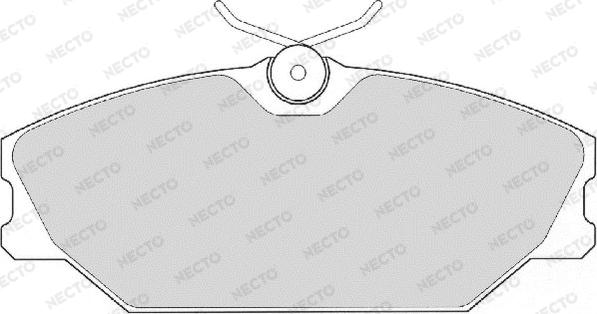 Necto FD6899A - Kit de plaquettes de frein, frein à disque cwaw.fr