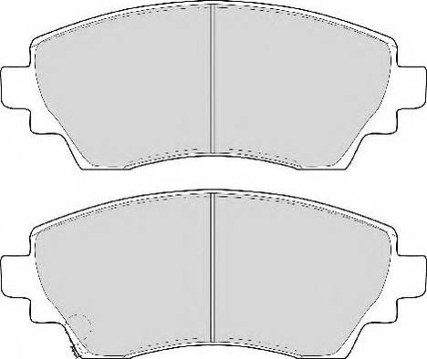 Necto FD6898N - Kit de plaquettes de frein, frein à disque cwaw.fr