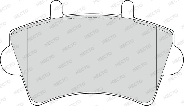 Necto FD6893V - Kit de plaquettes de frein, frein à disque cwaw.fr