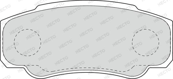 Necto FD6897V - Kit de plaquettes de frein, frein à disque cwaw.fr