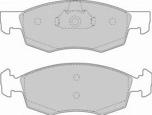 Necto FD6846N - Kit de plaquettes de frein, frein à disque cwaw.fr