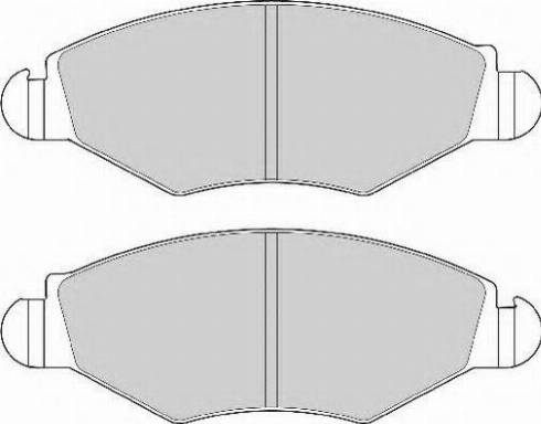 Necto FD6847N - Kit de plaquettes de frein, frein à disque cwaw.fr