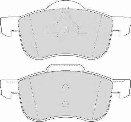 Necto FD6855N - Kit de plaquettes de frein, frein à disque cwaw.fr