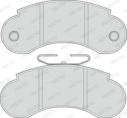 Necto FD685V - Kit de plaquettes de frein, frein à disque cwaw.fr