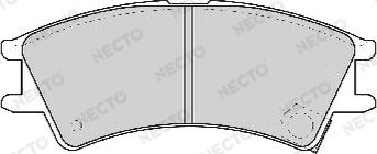 Necto FD6867A - Kit de plaquettes de frein, frein à disque cwaw.fr