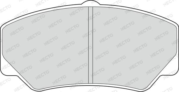 Necto FD686V - Kit de plaquettes de frein, frein à disque cwaw.fr