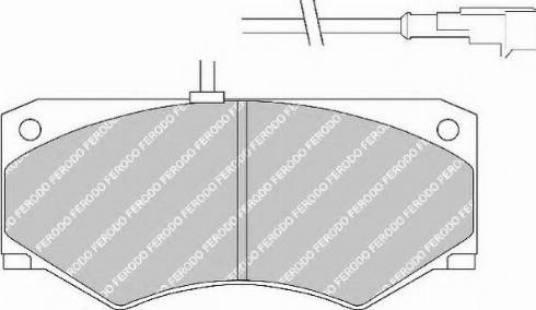 Necto FD6804V - Kit de plaquettes de frein, frein à disque cwaw.fr