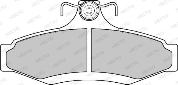 Necto FD6817A - Kit de plaquettes de frein, frein à disque cwaw.fr