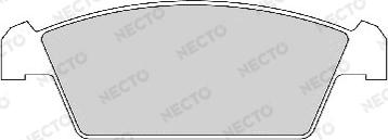 Necto FD6835A - Kit de plaquettes de frein, frein à disque cwaw.fr