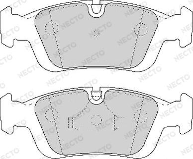 Necto FD6838A - Kit de plaquettes de frein, frein à disque cwaw.fr