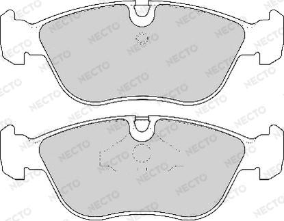 Necto FD6837A - Kit de plaquettes de frein, frein à disque cwaw.fr