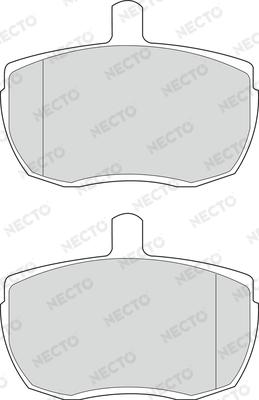 Necto FD6825V - Kit de plaquettes de frein, frein à disque cwaw.fr