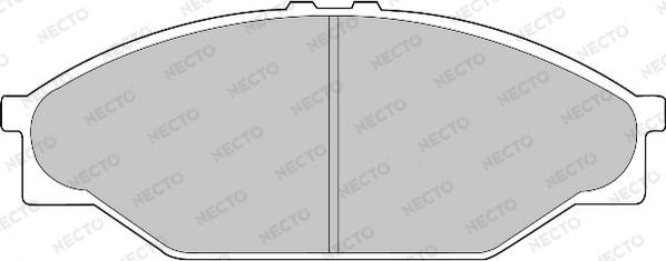 Necto FD6823A - Kit de plaquettes de frein, frein à disque cwaw.fr