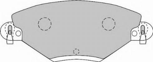 Necto FD6875N - Kit de plaquettes de frein, frein à disque cwaw.fr