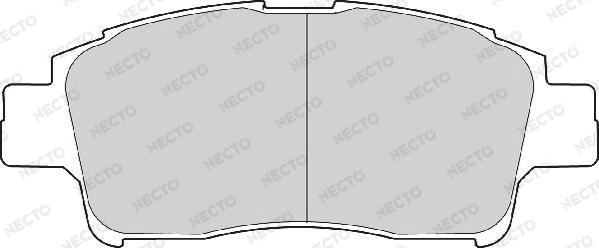 Necto FD6870A - Kit de plaquettes de frein, frein à disque cwaw.fr