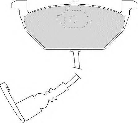 Necto FD6873N - Kit de plaquettes de frein, frein à disque cwaw.fr